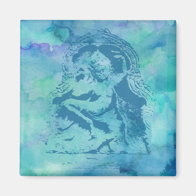 Íman Apsara - Azul (Frente)