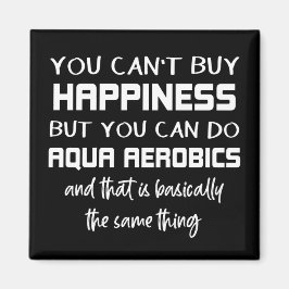 Íman Aqua Aeróbica é Felicidade Águas Engraçadas Aeróbi