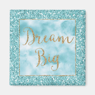 Íman Aqua Glitter Dourado Dream