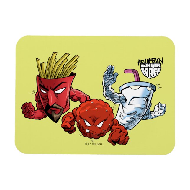Íman Aqua Teen Hunger Force Anime Graphic (Horizontal)