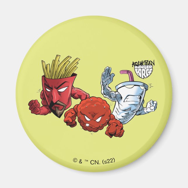Íman Aqua Teen Hunger Force Anime Graphic (Frente)