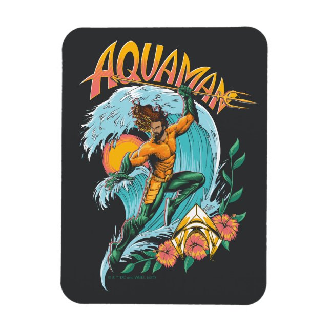 Íman Aquaman e Trident Ascensão Graphic (Vertical)