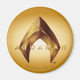 Íman Aquaman Golden Aquaman Logo