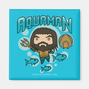 Íman Aquaman Gráfico submarino de Chibi Aquaman
