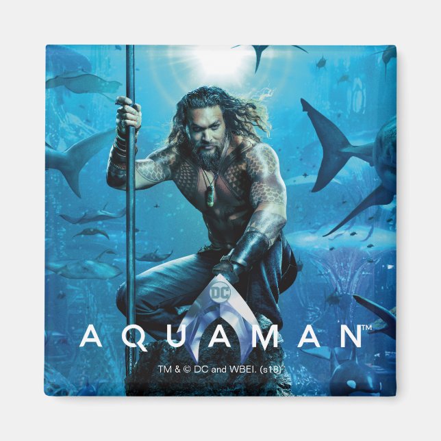Íman Aquaman | Prince Orin Com Animais Aquáticos (Frente)