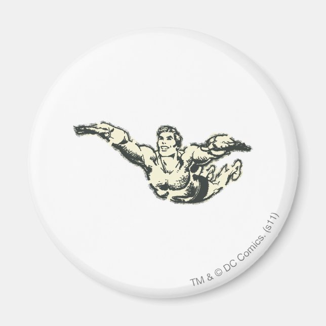 Íman Aquaman Soars BW (Frente)