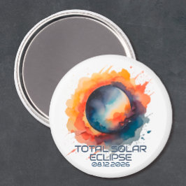 Íman Aquarela 2026 Eclipse Lembrança