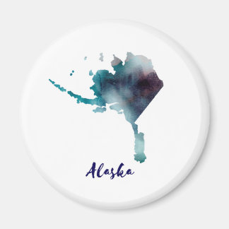 Íman Aquarela Alasca Estados Unidos