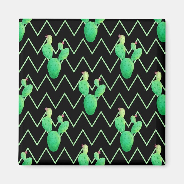 Íman Aquarela Cactus (Frente)