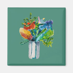 Íman Aquarela de flores australianas