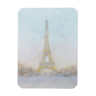 Íman Aquarela Imagem de Eiffel Towe