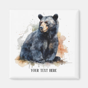 Íman Aquarelas - Arte em Pavial Negro, personalizada