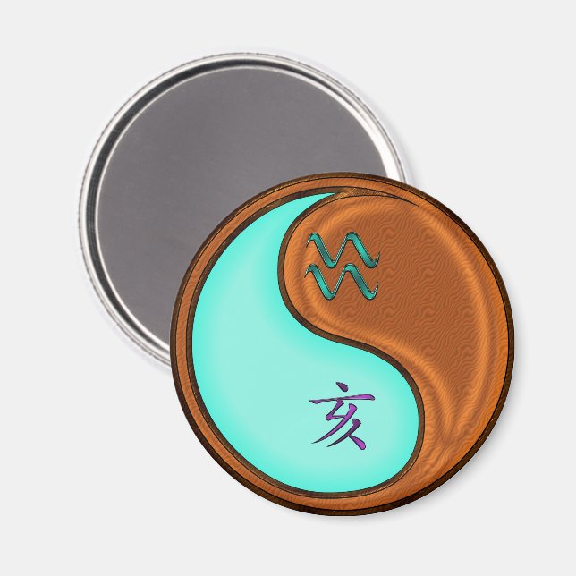 Íman Aquarius & Wood Boar (Front/Back)