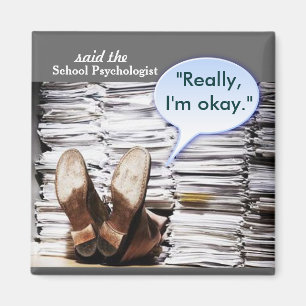 Íman Aqui está um Magnet psicólogo escolar