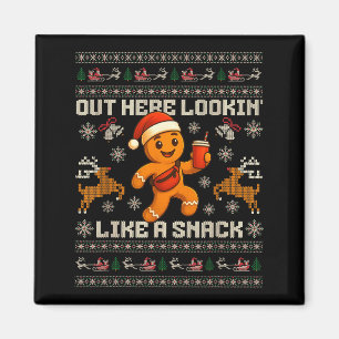 Íman Aqui fora parecendo um lanche Natal engraçado Xmas