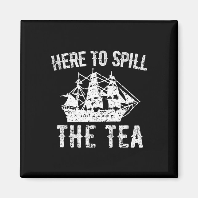Íman Aqui Para Derramar Do Tea 4 De Julho Nos Eua (Frente)
