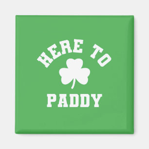 Íman Aqui para Paddy Funny Dia de São Patrício Shamrock