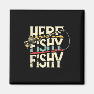 Íman Aqui Peixe Engraçado Pesca de Peixes