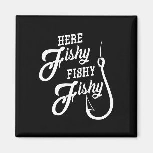 Íman Aqui Peixinho Peixinho Presente Divertido de Pesca