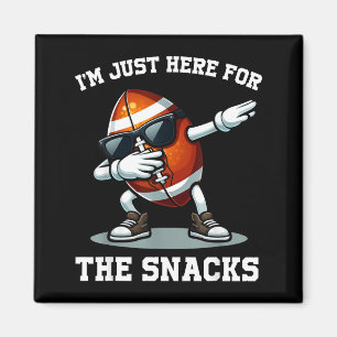 Íman Aqui pelos snacks futebol americano engraçado mulh