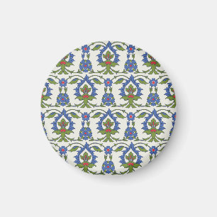 Íman Árabe Tradicional: Iznik Azulejo Invisível.