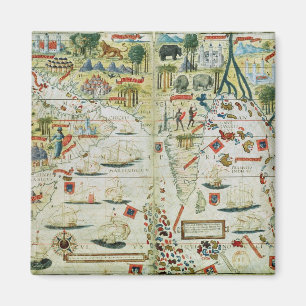 Íman Arábia e India, de "do atlas Miller", c.1519