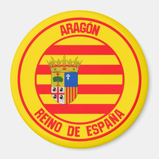 Íman Aragón Round Emblem (Frente)