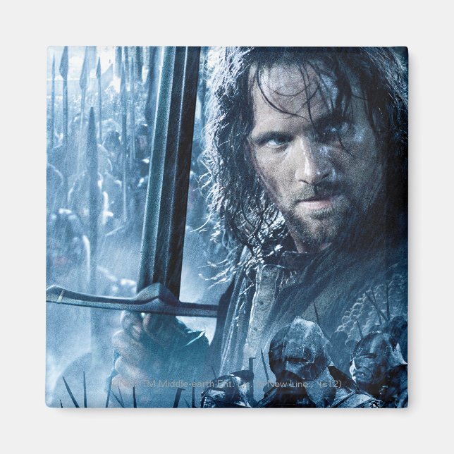 Íman Aragorn Versus Orcs (Frente)