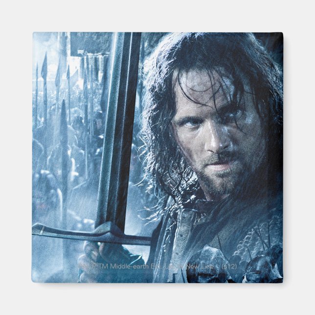 Íman Aragorn Versus Orcs (Frente)