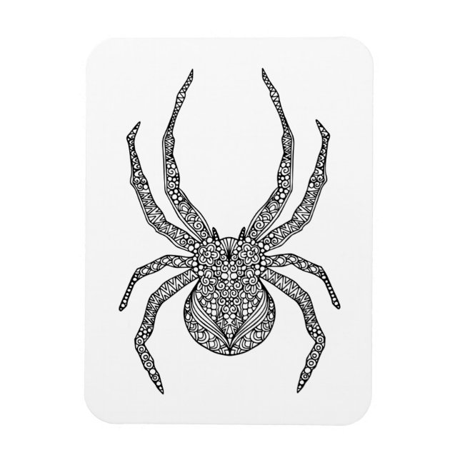 Íman Aranha Doodle (Vertical)