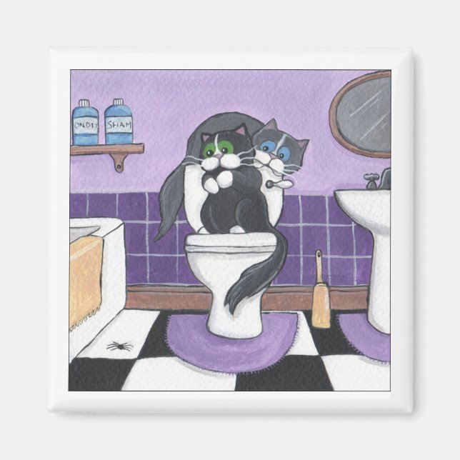 Íman Aranha no imã do banheiro (Frente)