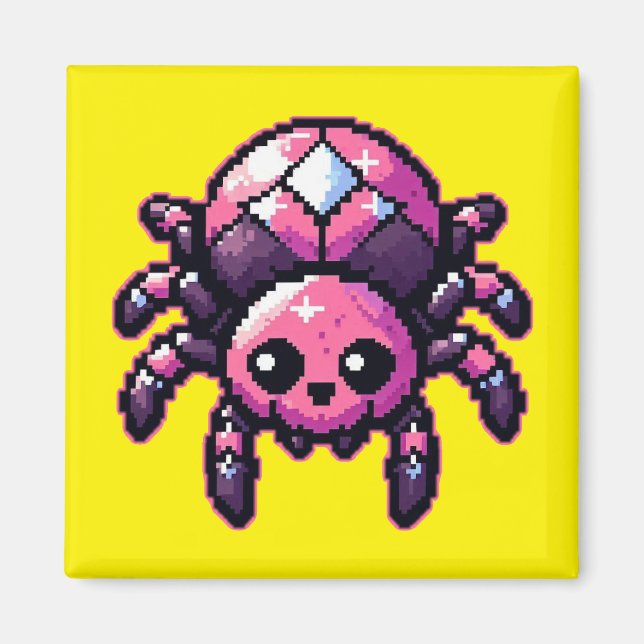 Íman Aranha-Pixel Cuja Pixel (Frente)