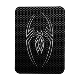 Íman Aranha tribal da malha de aço