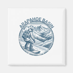 Íman Arapahoe Basin Snowboard Snowboarder