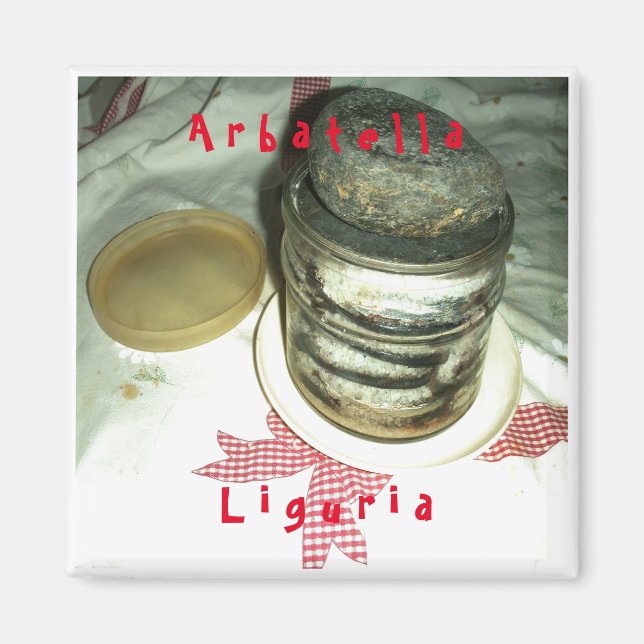 Íman ARBATELLA - Especialidade gastronômica - Magnet (Frente)
