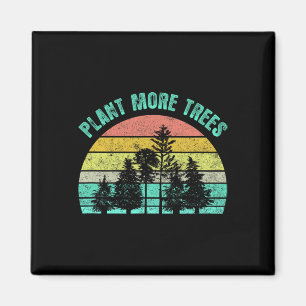 Íman Arbor Dia 2021 Planta Mais Árvores Retro Clima Nat