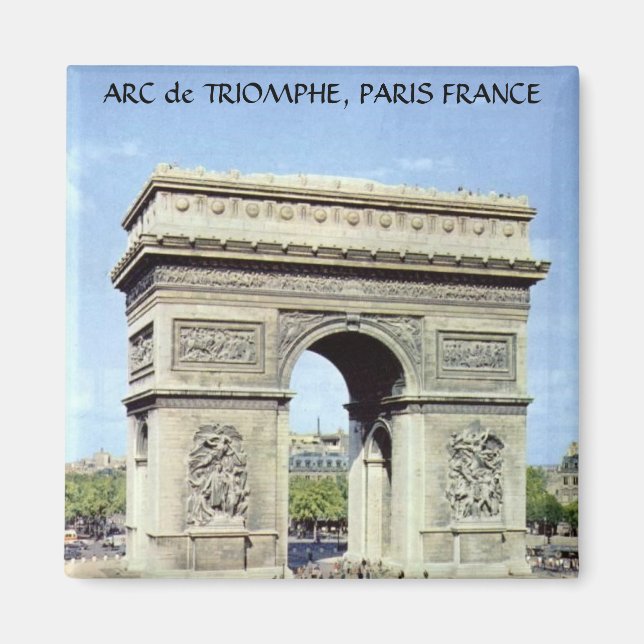 Íman ARC de TRIOMPHE, PARIS FRANÇA (Frente)