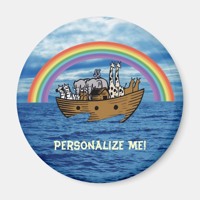 Íman Arca e arco-íris de Noah (Frente)