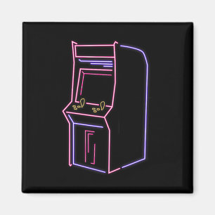 Íman Arcade Video Gamer Game Machine Vintage 80s 90s Re