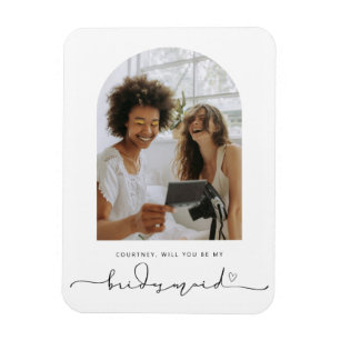 Íman Arch Frame, você será meu Magnetinho de Bridesmaid