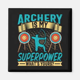 Íman Archer Retro Vintage Arqueiro É Meu Superpoder - A