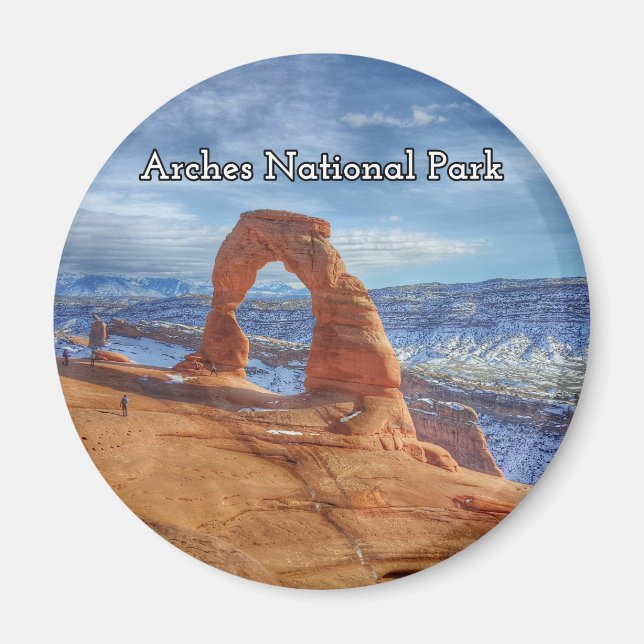 Íman Arches National Park Souvenir Magnet (Frente)