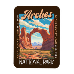 Íman Arches National Park Utah Afetado