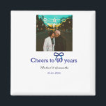 Íman Arco azul grita 40 anos de casamento<br><div class="desc">design</div>