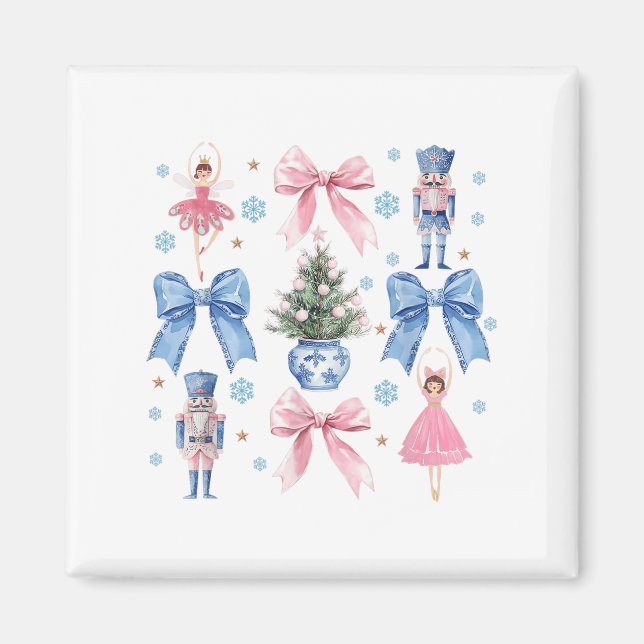 Íman Arco Coquete Natal Noz Nutcracker Ballet Festivo M (Frente)