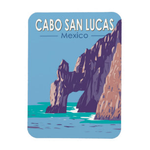 Íman Arco de Cabo San Lucas México Viagem Arte Vintage
