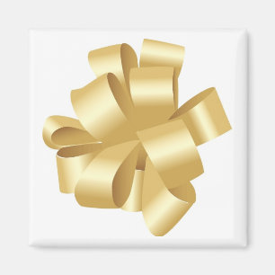 Íman Arco de fita Dourada decorativa