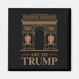 Íman Arco De Trump Engraçado Paródia Política Adepto Re