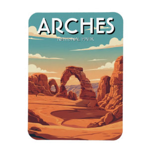 Íman Arco Delicado do Parque Nacional Arches em Moab Ut