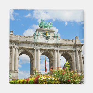 Íman Arco do Triunfo no Parque Cinquantenário em Bruxel